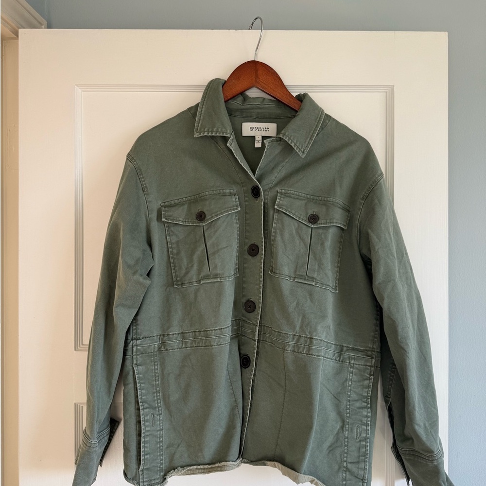 Derek Lam Utility Jacket in Sage Green
